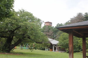 アルプス公園の展望台